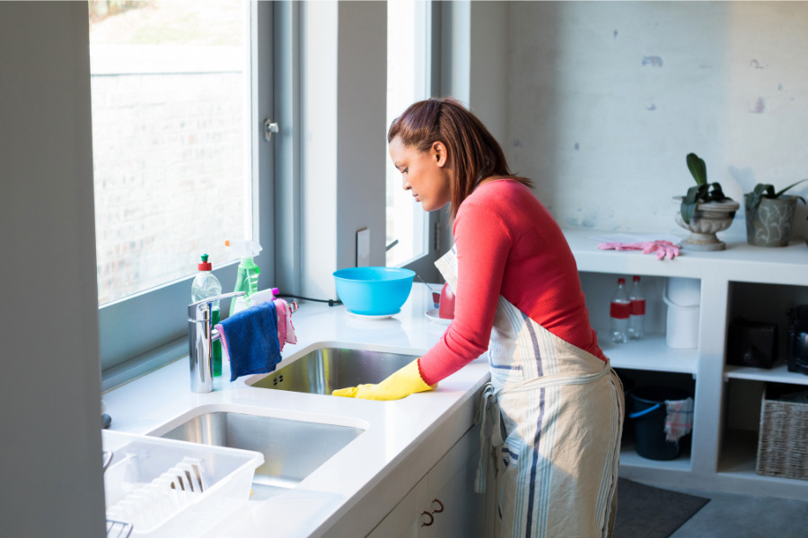 How to Clean Fireclay Sink 
