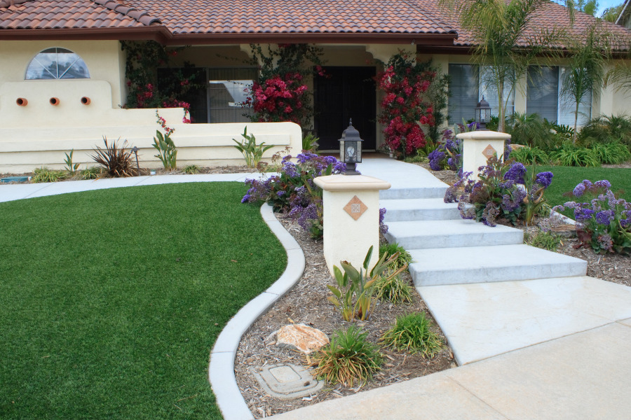 Front yard desert landscaping ideas on a budget