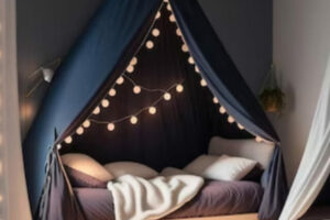 How To Style A Canopy Bed So It Looks Trendy (12)